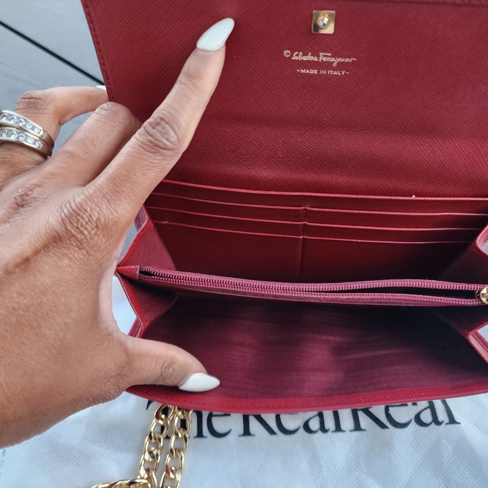 📣SOLD!! GUC Salvatore Ferragamo Saffiano wallet - Picture 6 of 9